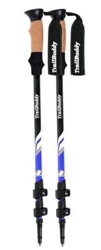 TrailBuddy Lightweight Aluminum Adjustable Hiking Poles - Lot 224