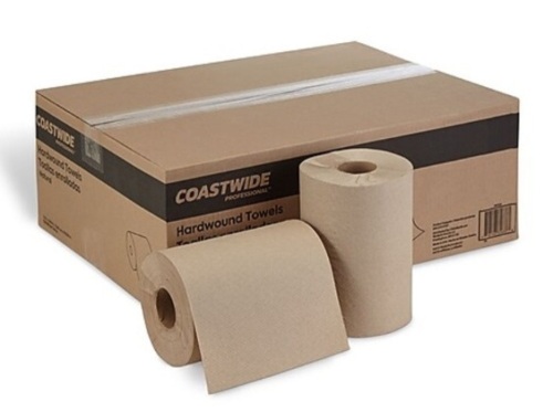 Coastwide Hardwound Paper Towels, 350 ft./Roll, 12 Rolls/Carton - Lot 157