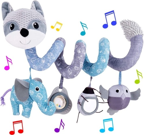 Baby Spiral Activity Hanging Toy for Car Seat/ Stroller/ Crib - Lot 296