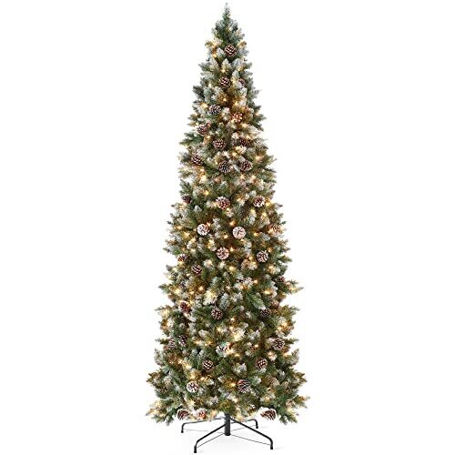 6ft Pre-Lit Pencil Christmas Tree - Lot 898