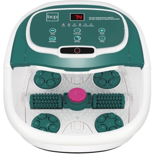Automatic Heated Shiatsu Massage Foot Bath Spa w/ Pumice Stone - Lot 958