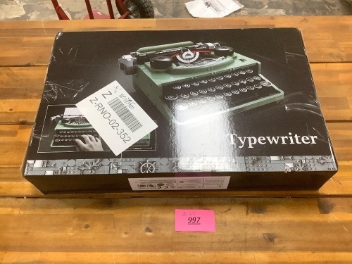 (Not Lego) Brick Typewriter - Lot 997