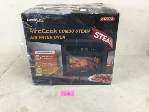 GeekChef Airo Cook Steam Air Fryer Oven - Lot 1136