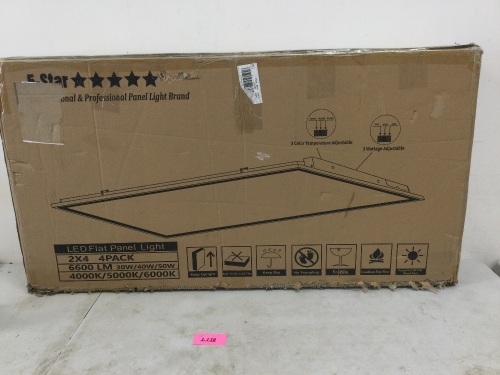 4-Pack 2x4ft Led Light Panels - Lot 1138