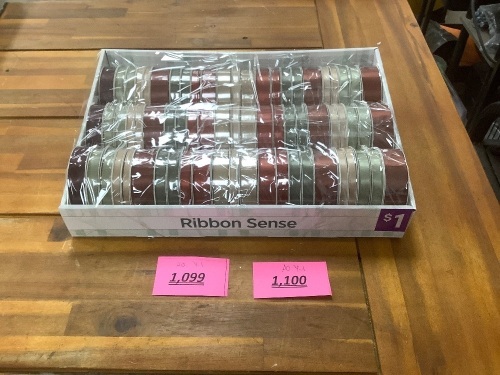 Ribbon Sense 70 Rolls of Ribbon (varying width) - Lot 1101