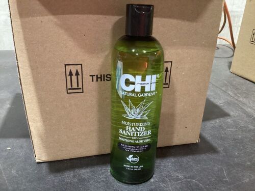 Case of (12) CHI Hand Sanitizer with Aloe 11.5 fl oz  - Lot 153