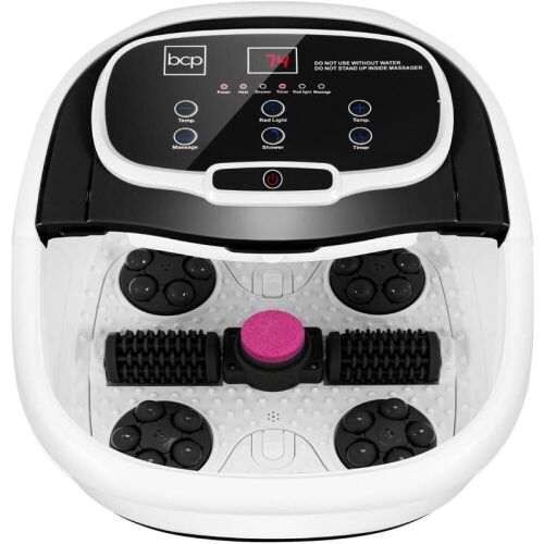 Automatic Heated Shiatsu Massage Foot Bath Spa w/ Pumice Stone  - Lot 464