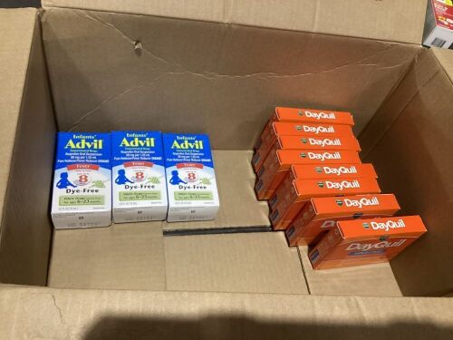 Lot of Infant Advil & DayQuil Cold & Flu  - Lot 695