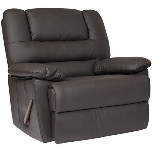 Deluxe Padded PU Leather Rocking Recliner Chair  - Lot 98