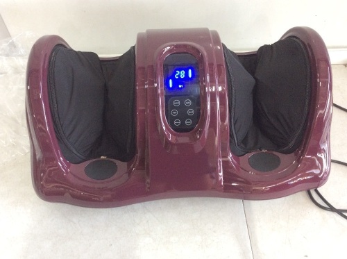 Therapeutic Foot Massager w/ High Intensity Rollers, Remote, 3 Modes - Missing Remote  - Lot 264