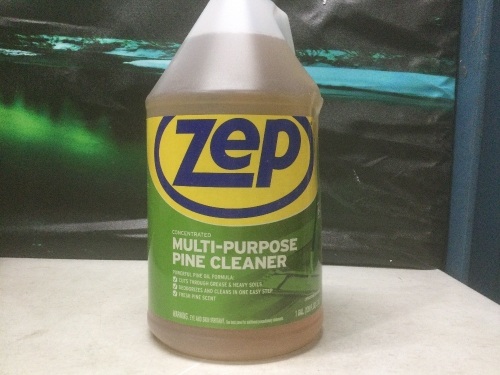 Zep Concentrated Multi-Purpose Pine Cleaner, 1 Gal, 4 Pack   - Lot 384