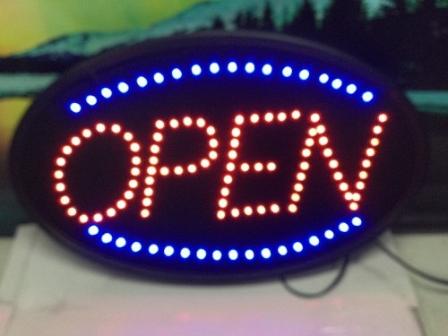 Bright LED Open Sign - Lot 573