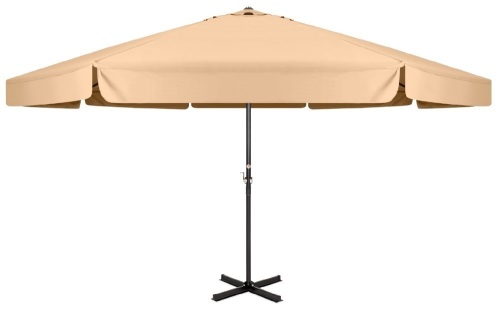 16ft Extra Large Outdoor Patio Market Umbrella w/ Cross Base, Crank Handle, Air Vent  - Lot 633