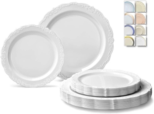 Case of Occasions 10" Dinner & 7.5" Dessert Plates, 240 Pcs  - Lot 884