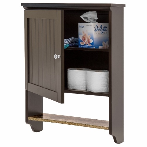 Wall Mounted Hanging Cabinet Shelf   - Lot 1080