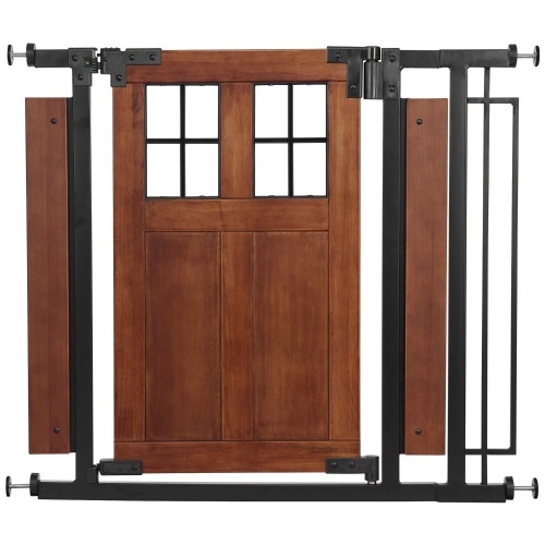 Evenflo Farmhouse Collection Barn Door Walk-Thru Safety Gate  - Lot 574