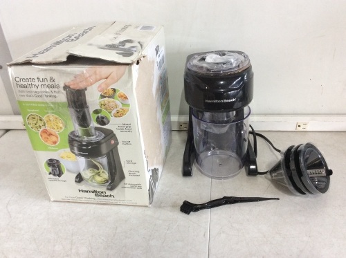 Hamilton Beach 6-Cup Electric Spiralizer   - Lot 599