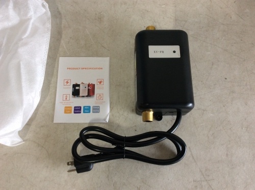 Mini Electric Tankless Instant Hot Water Heater 110V 3000W - Lot 758