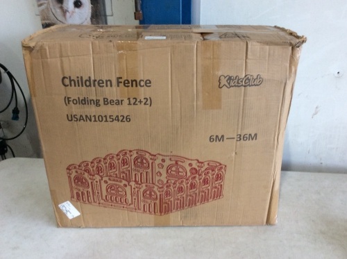 KidsClub 12+2 Panel Foldable Baby Play Pen - Lot 445