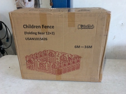 KidsClub 12+2 Panel Foldable Baby Play Pen - Lot 687