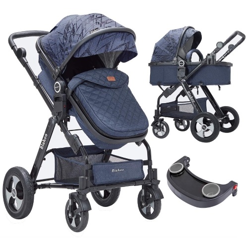 Blahoo Infant Stroller Combo with Four-Wheel Shock Absorption - Lot 795