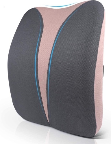 Lot of (2) Mkicesky Memory Foam Back Support Cushions for Office Chairs - Lot 1301