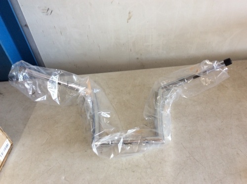 1.25" Fat 12" Rise Ape Hanger Handlebars for Harley Sportster XL 1200 883 Dyna - Lot 679