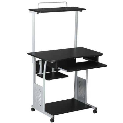 Yaheetech Computer Desk with Printer Shelf & Keyboard Tray  - Lot 353