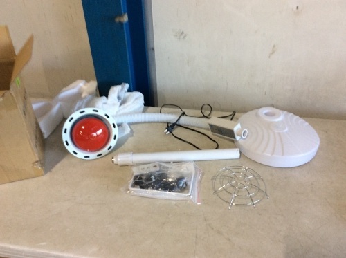 AceFox Stand Infrared Heat Lamp with Water Injection Base, Used for Physiotherapy, Body Therapy, Pain Relief  - Lot 698