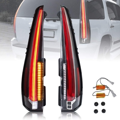 VLAND Led Tail Lights Compatible with Chevy Tahoe Suburban GMC Yukon 2007-2014 - Lot 85
