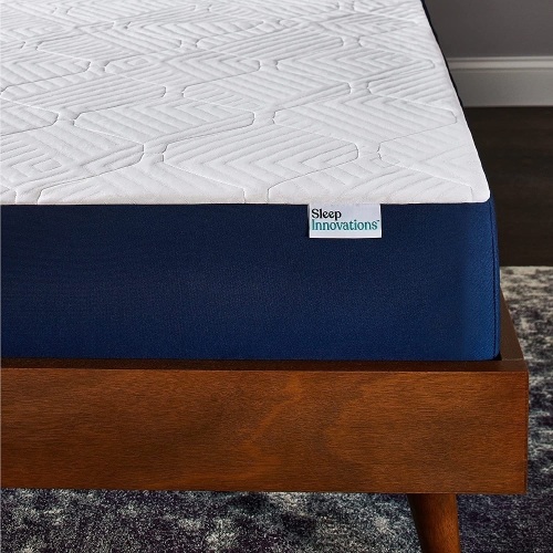 Sleep Innovations 10" Hybrid Cooling Memory Foam Innerspring Mattress  - Lot 80