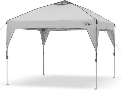 Core 10' x 10' Instant Shelter Pop-Up Canopy Tent with Wheeled Carry Bag  - Lot 128