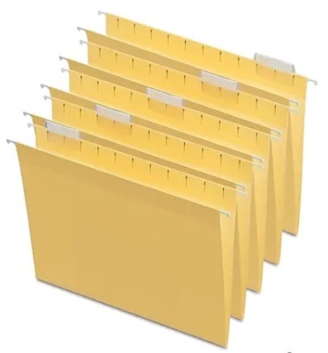 42 Cases Pallet of Staples Hanging File Folder, 5-Tab, Letter Size, 25/Case - Lot 52