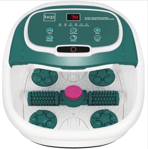 Automatic Heated Shiatsu Massage Foot Bath Spa w/ Pumice Stone - Lot 124