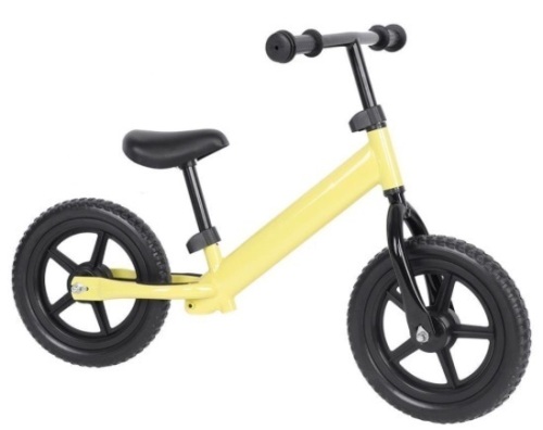 Kids Balance Bicycle, No-Pedal with 12" Wheel Carbon Steel - Lot 169