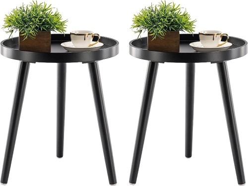 Apicizon Small Round Side Table, Set of 2 - Lot 243