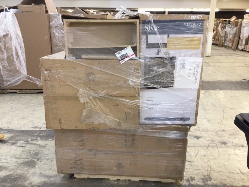 Uninspected Customer Return Liquidation Salvage Pallet, Bathroom Fixtures - Lot 275