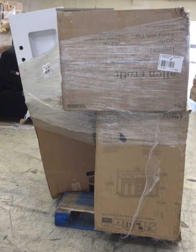 Uninspected Customer Return Liquidation Salvage Pallet, Bathroom Fixtures - Lot 429