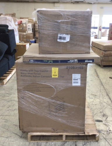 Uninspected Customer Return Liquidation Salvage Pallet, Bathroom Fixtures - Lot 465