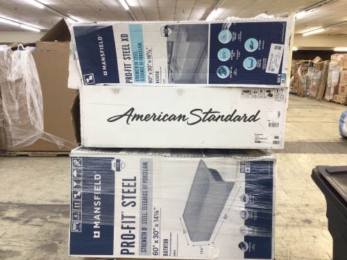 Uninspected Customer Return Liquidation Salvage Pallet, Bathroom Fixtures - Lot 569