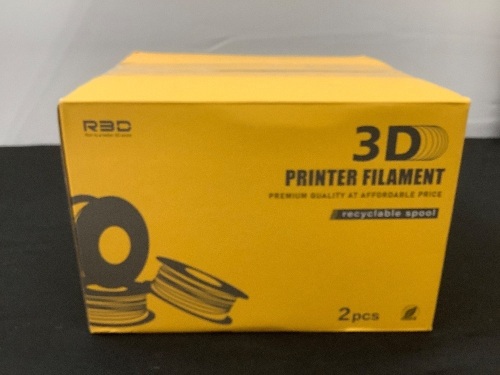 2pk R3D PETG 3D Printer Filament 1.75mm - Lot 251