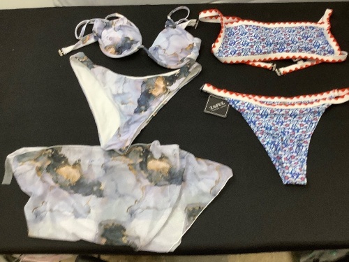 Lot of (2) Bikini Swimsuits, Both L - Lot 287