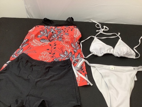Tankini Swimsuit and Bikini Set, Both M - Lot 252