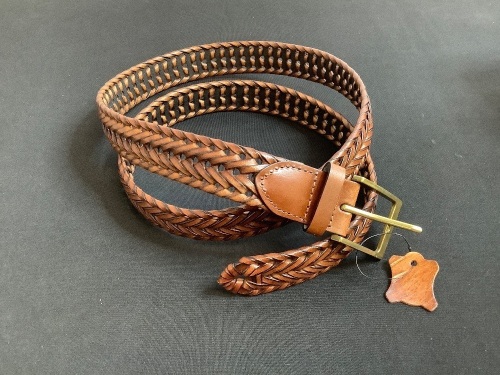 Mens Woven Belt, Approx 53" - Lot 120