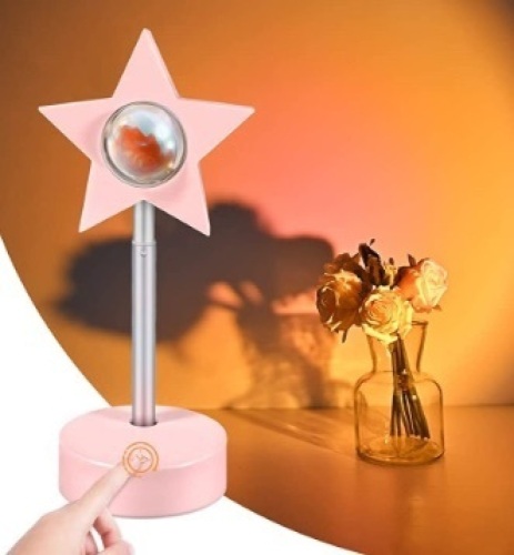Sunset Projection Lamp, Star Shape - Lot 540