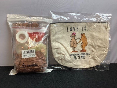 50th Birthday Party Supplies & 50th Anniverary Small Bag - Lot 222