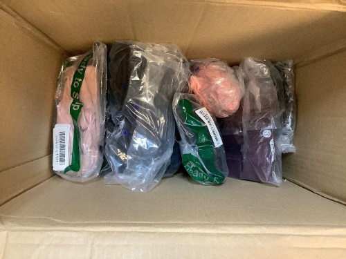 Yoga/Exercise Clothing Bundle-Shorts, Shirts, Sports Bras - Lot 322