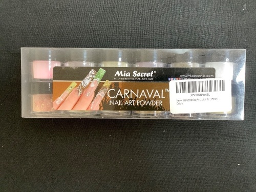 Mia Secret Carnaval Nail Art Powder Set of 12 - Lot 357