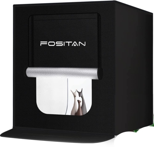 FOSITAN Photo Light Studio Box Approx 32" with 4 Background Papers - Lot 82