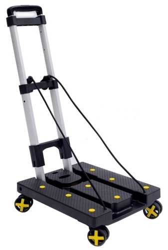 IMETRX 5 Rotate Wheels Folding Hand Truck,(90KG/200LBS) - Lot 544